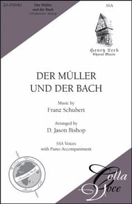 Der Muller und der Bach SSA choral sheet music cover Thumbnail